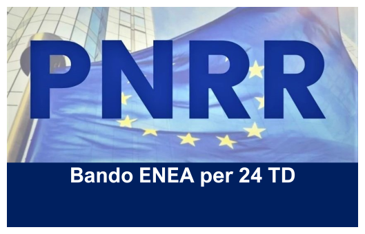 Immagine di copertina bando ENEA 24 TD laureati per progetti PNRR